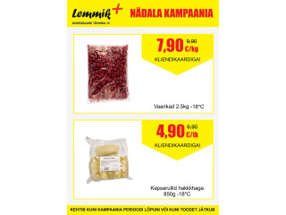 07.03-14.03 Vaarikad 2,5kg -18*C   7,90 EUR/KG