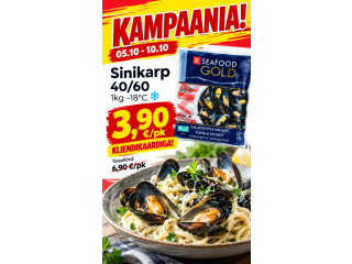 05.10-10.10 sinikarbid 1kg -18*C 3,90 eur/pakk