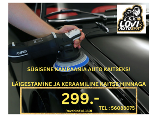 Sügisene pakkumine Lõvi Autospas!